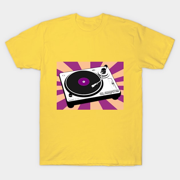 Vinyl Ok Computer T-Shirt by cindo.cindoan